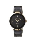 Anne Klein Women's Genuine Diamond Dial Ceramic Bracelet Watch